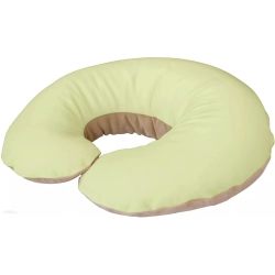 Cebuszka MINI Welur Zielono-Beżowa Poduszka dla mamy i maluszka - wypełnienie mikroperła